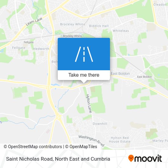 Saint Nicholas Road map