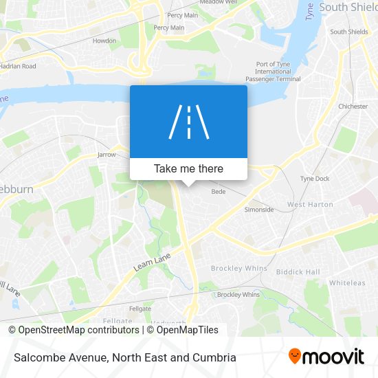 Salcombe Avenue map