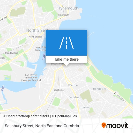 Salisbury Street map