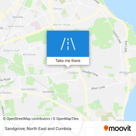 Sandgrove map