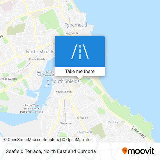 Seafield Terrace map