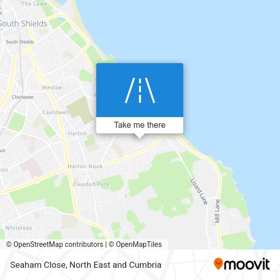Seaham Close map