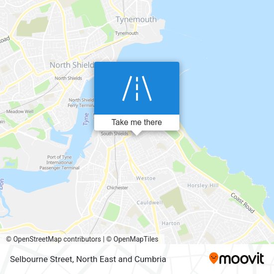 Selbourne Street map