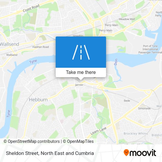 Sheldon Street map
