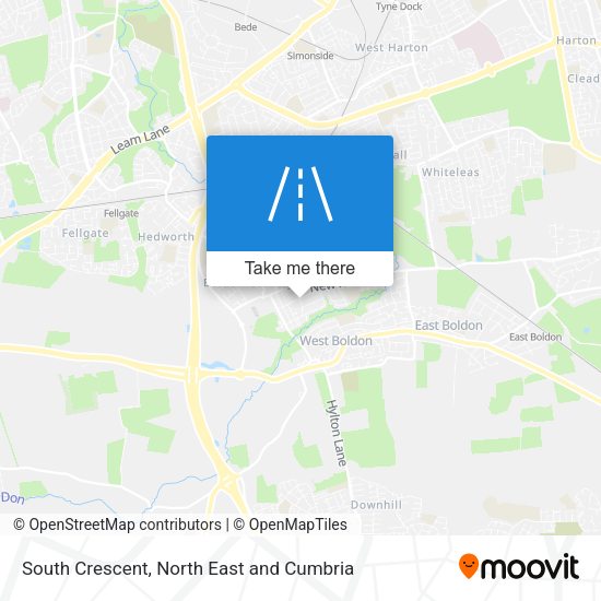 South Crescent map