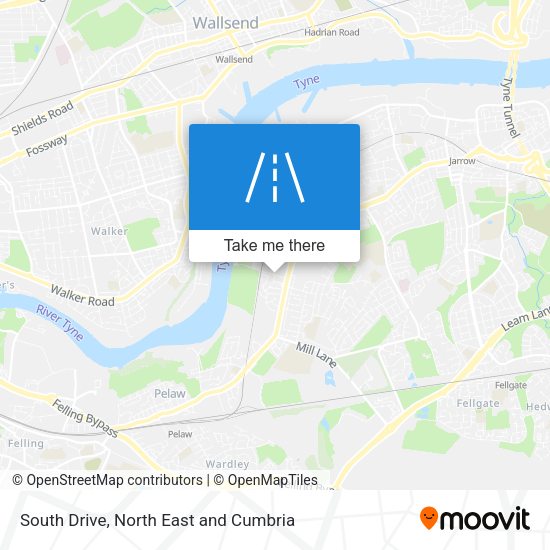 South Drive map