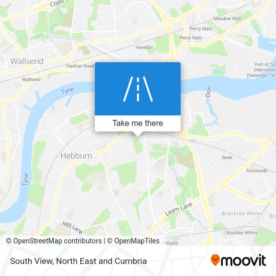 South View map