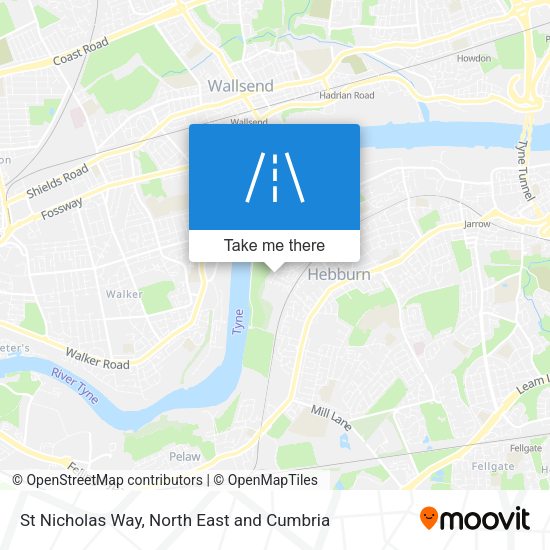 St Nicholas Way map