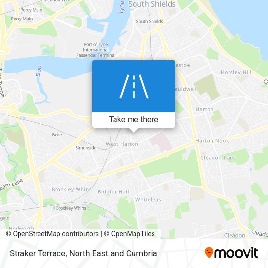 Straker Terrace map