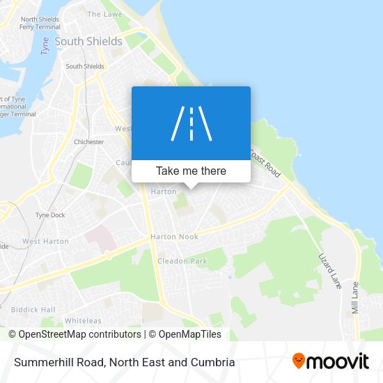 Summerhill Road map