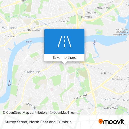 Surrey Street map