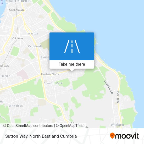 Sutton Way map