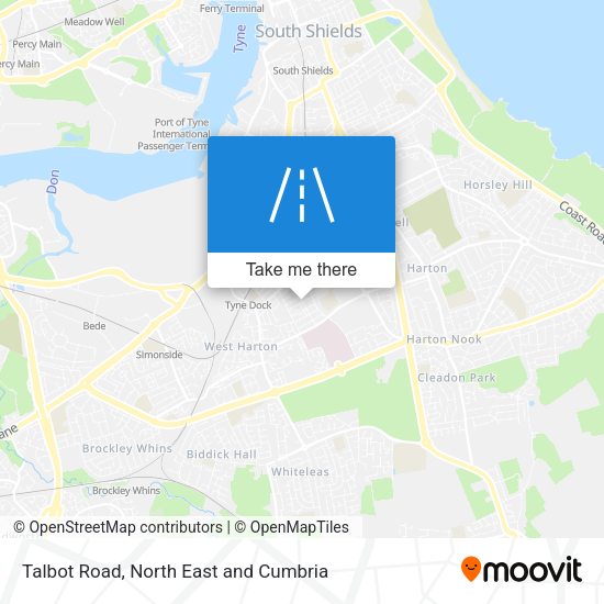 Talbot Road map