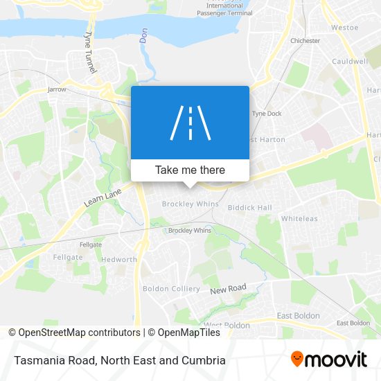 Tasmania Road map