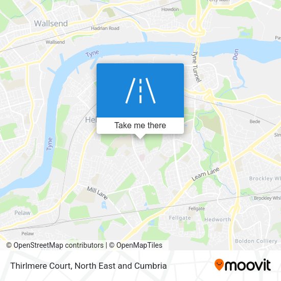 Thirlmere Court map