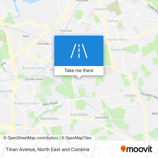 Titian Avenue map