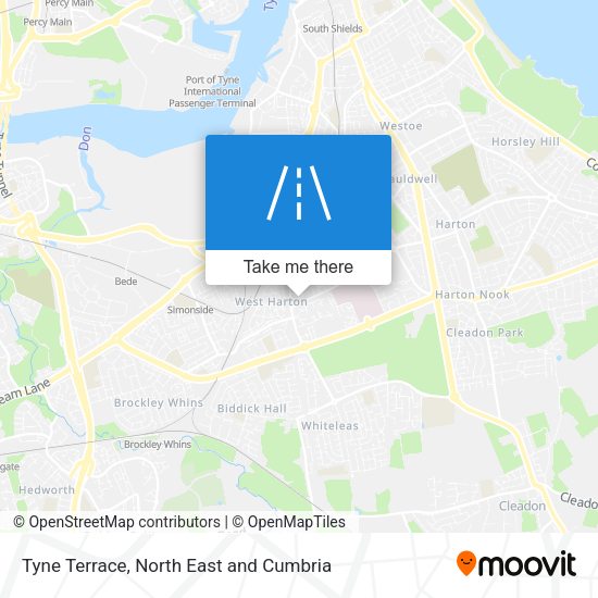 Tyne Terrace map