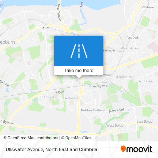 Ullswater Avenue map