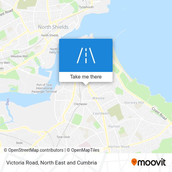 Victoria Road map