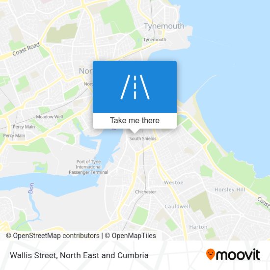 Wallis Street map