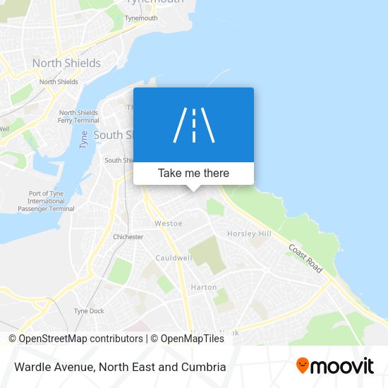 Wardle Avenue map