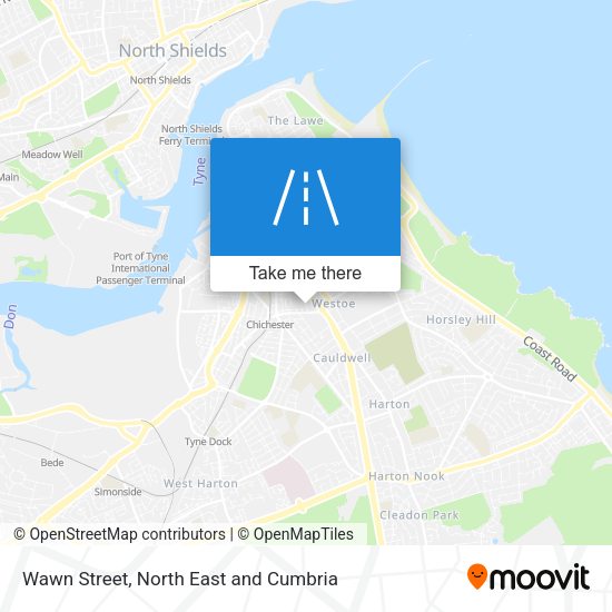 Wawn Street map