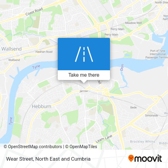 Wear Street map