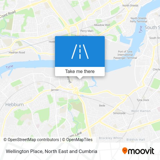 Wellington Place map