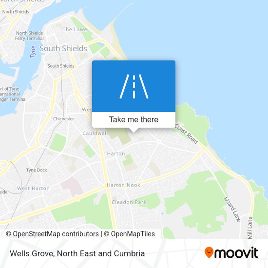 Wells Grove map