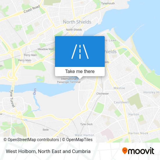 West Holborn map