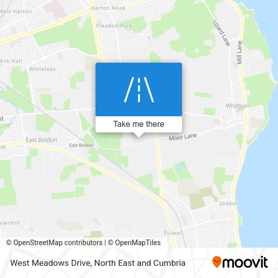 West Meadows Drive map