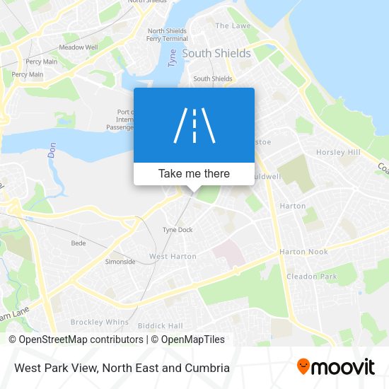 West Park View map