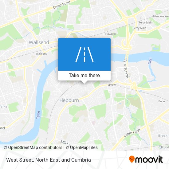 West Street map