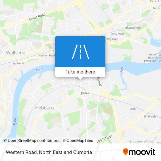 Western Road map