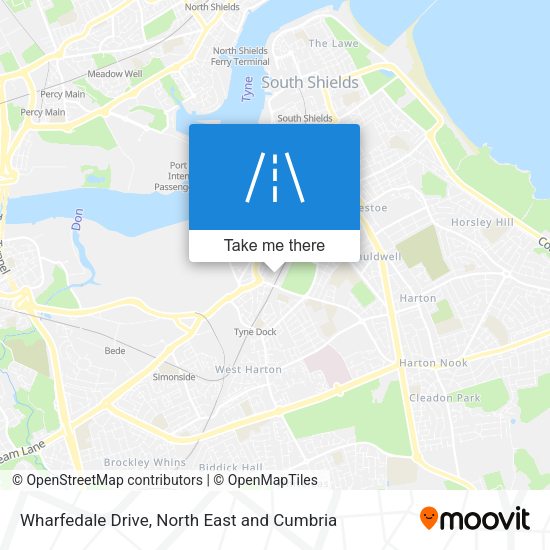 Wharfedale Drive map