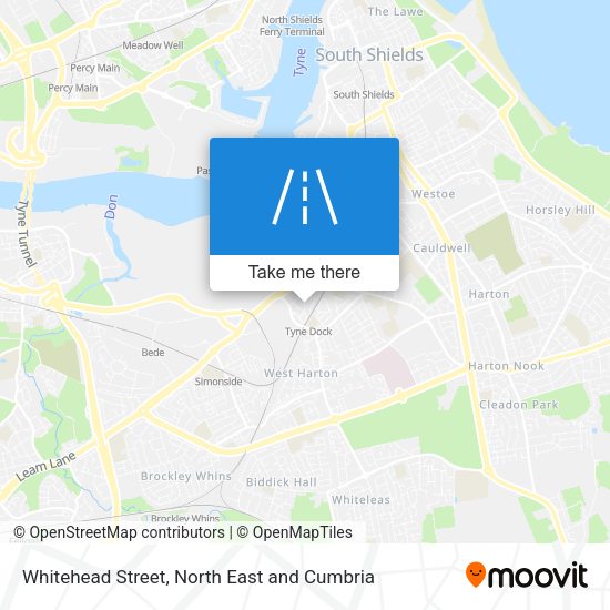 Whitehead Street map