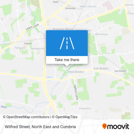Wilfred Street map