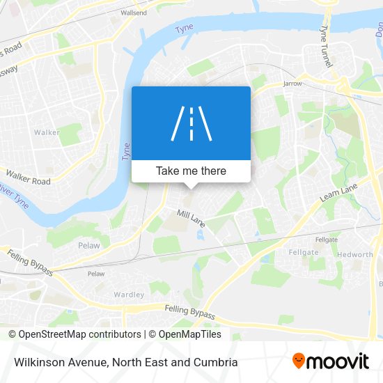 Wilkinson Avenue map