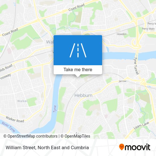 William Street map
