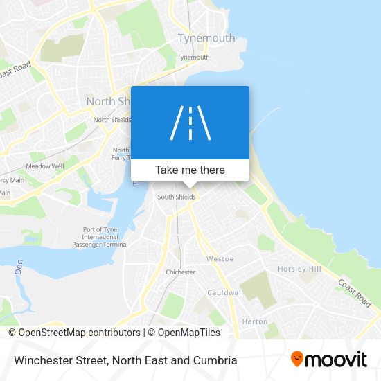 Winchester Street map