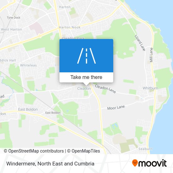 Windermere map