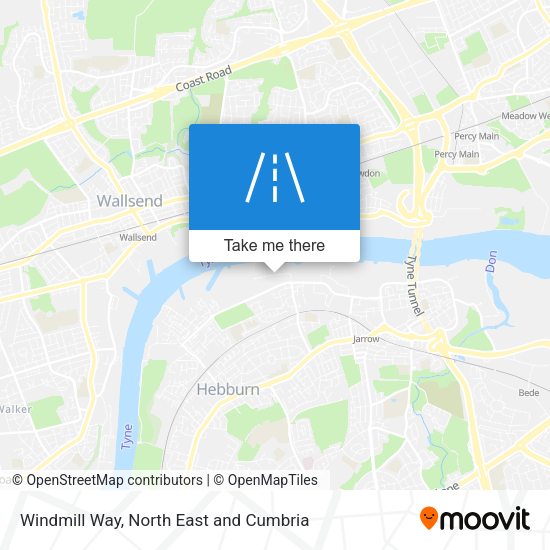 Windmill Way map