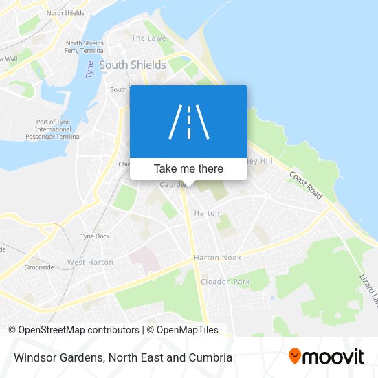Windsor Gardens map