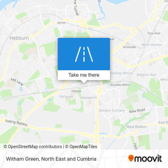 Witham Green map