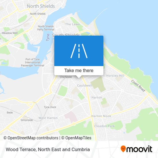 Wood Terrace map