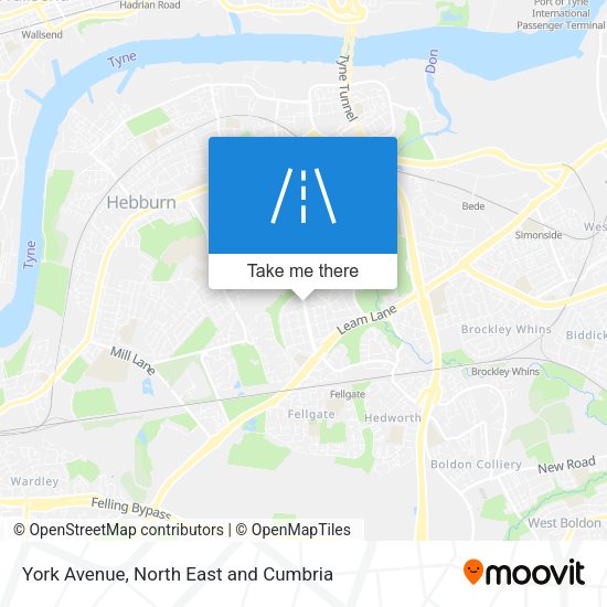 York Avenue map