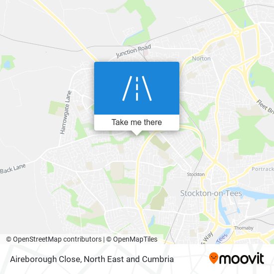 Aireborough Close map