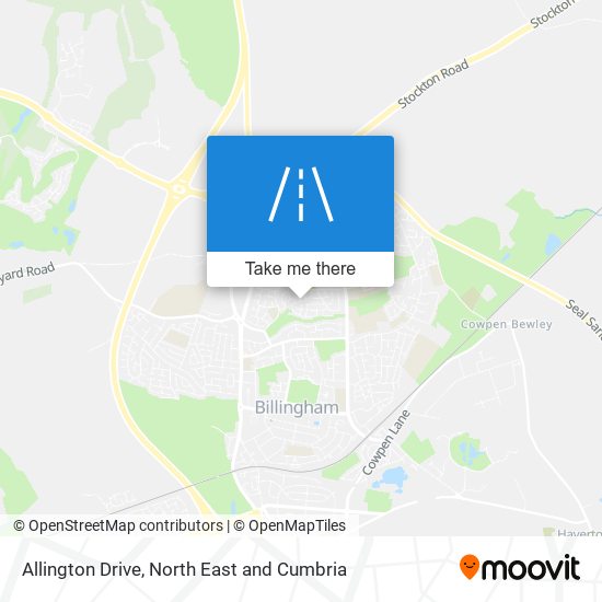 Allington Drive map