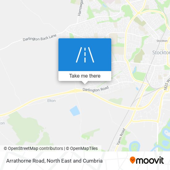 Arrathorne Road map