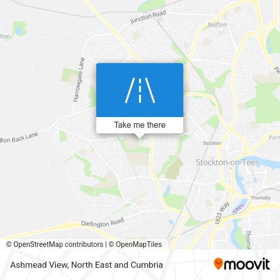 Ashmead View map